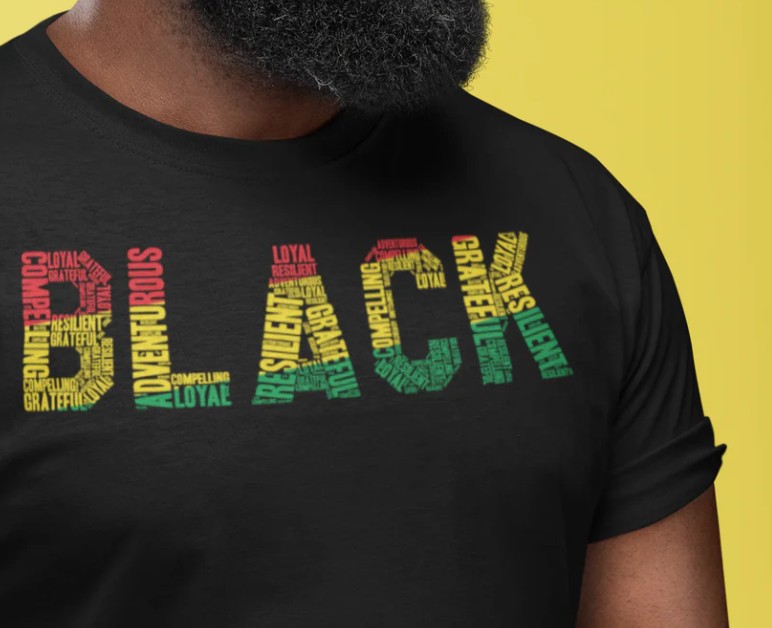 Black power shirt