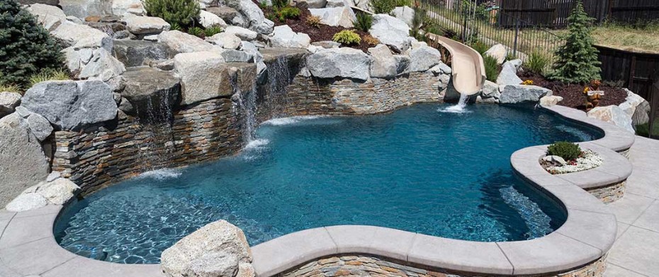 How to Add a Rock Waterfall to Your Backyard Pool and Patio